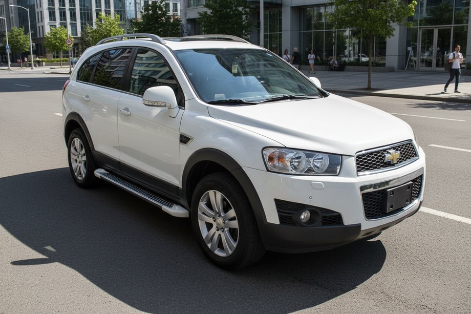 Chevrolet Captiva 2006–2019 Sivuastinlaudat Allmond White (2 kpl, alumiini) Image