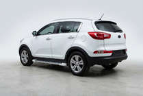 Kia Sportage 2010–2015 Sivuastinlaudat Allmond White (2 kpl, alumiini) kuva 1