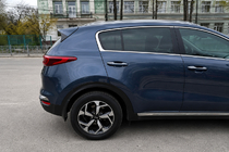 Kia Sportage 2015–2021 Integroidut kattokaiteet harmaat OEM (ABS-muovi, liimakiinnitys) kuva 2