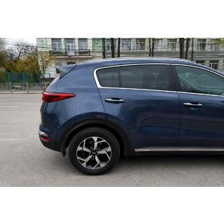 Integroidut kattokaiteet harmaat OEM (ABS-muovi, liimakiinnitys) Kia Sportage 2015–2021 kuva 2