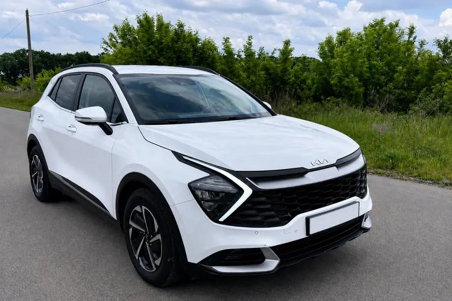 Kia Sportage 2021– Integroitu kattokaiteet, musta OEM (ABS-muovi, liima-asennus) Image
