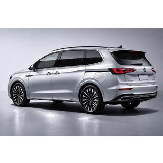 Integroidut kattokaiteet, mustat OEM (alumiini, liima-asennus) Volkswagen Viloran 2020– kuva 1