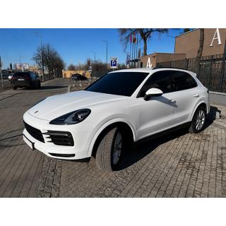 Integroidut kattokaiteet, mustat OEM (alumiini, liima-asennus) Porsche Cayenne 2018– kuva 1