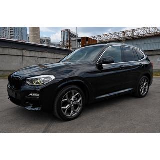 Integroidut OEM-kattokaiteet, kromi (alumiini, liima-asennus) BMW X3 G01 2018– kuva 1