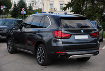 BMW X5 F15 2013–2018 Integroidut kattokaiteet, kromi OEM (alumiini) kuva 2