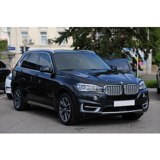 Integroidut kattokaiteet, kromi OEM (alumiini) BMW X5 F15 2013–2018 kuva 1