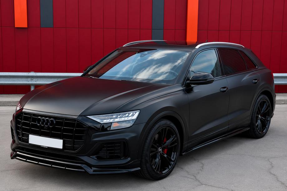 Audi Q8 2018– Integroidut kattokaiteet, harmaat OEM (alumiini, liimakiinnitys) Kuva 2