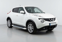 Nissan Juke 2010–2019 Sivuastinlaudat Allmond White (2 kpl, alumiini) kuva 1