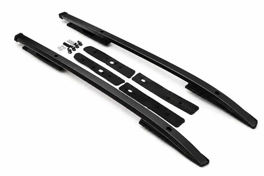 Mitsubishi L200 2015–2024 Mustat OEM-kattokaiteet (alumiini) Image