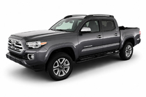 Toyota Tacoma 2015–2023 Mustat OEM-kattokaiteet (alumiini) kuva 3