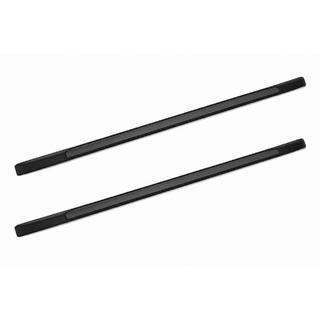 OEM-kattokaiteet, mustat (ABS-muovi, liima-asennus) Toyota Hilux 2015–