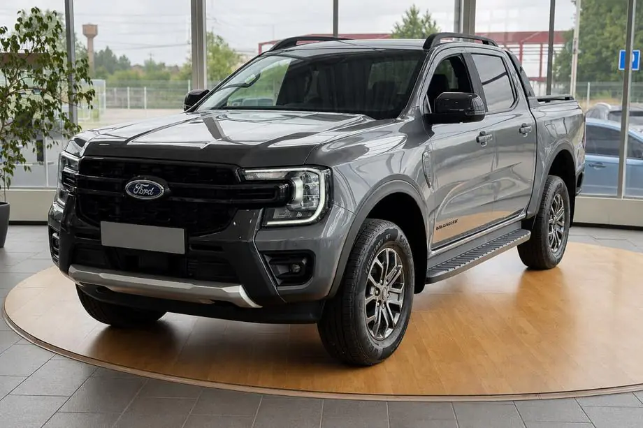 Ford Ranger 2022– Kattokaiteet musta OEM (alumiini) Image