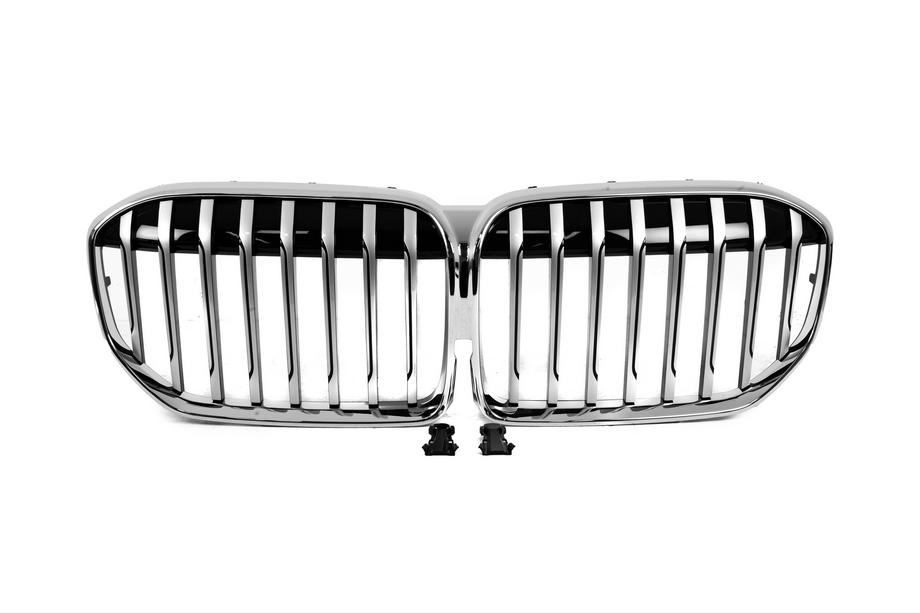 BMW 7-sarja G11/G12 2015–2022 Munuaissäleikkö 1 Bar (2019-2022, Chrome) Image