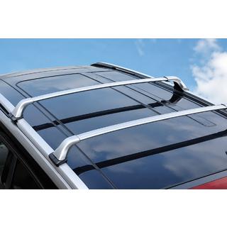 Kattotelineen poikkitangot, harmaat, OEM kattokiskoihin (lukittava, alumiini) Toyota Highlander 2013–2019