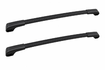 Subaru Crosstrek 2017–2023 Kattotelineen poikkitangot mustat kattokaiteisiin OEM (alumiini) kuva 1