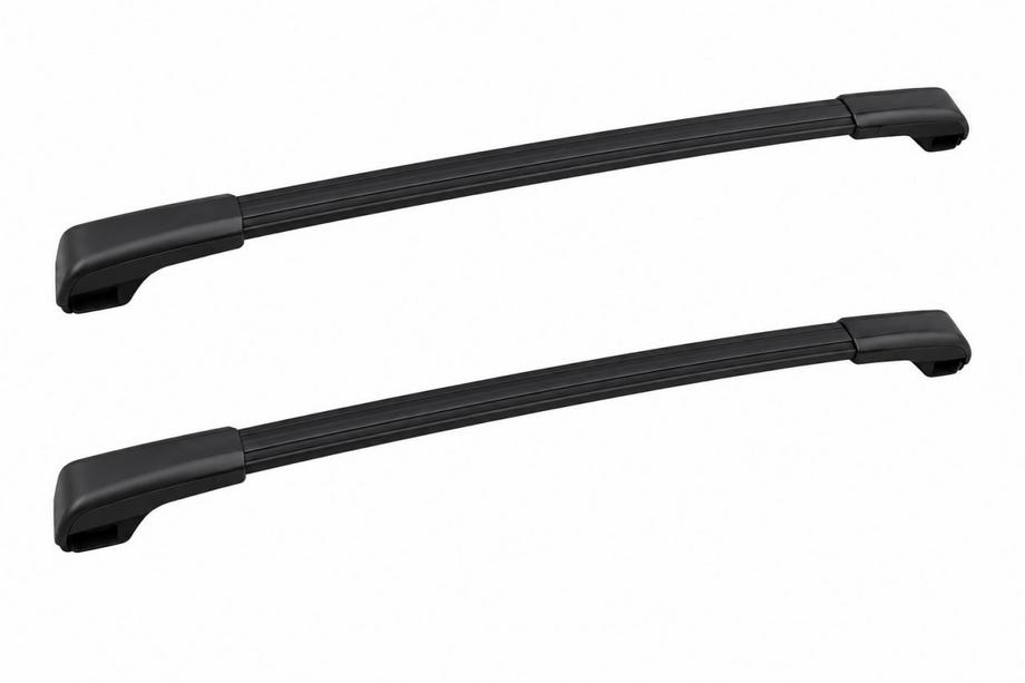 Subaru Impreza 2011–2016 Kattotelineen poikkitangot mustat kattokaiteisiin OEM (alumiini) Image