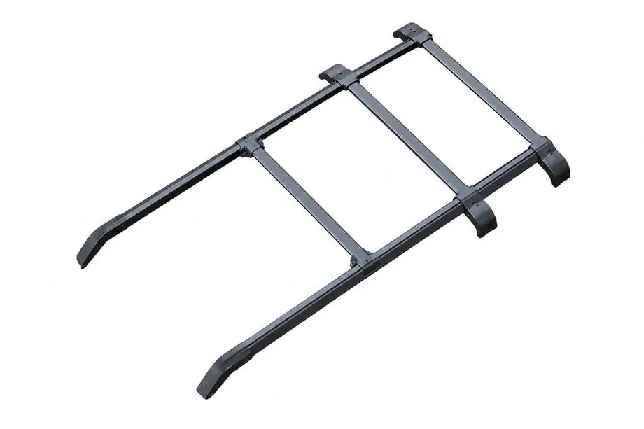 Ford Bronco 2021– Kattokaiteet poikkitangoilla, musta OEM V2 (Alumiini) Kuva 1
