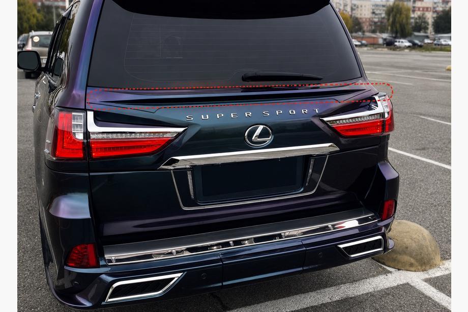 Lexus LX570/450d 2008–2022 Spoileri muokattuihin autoihin 2019 (keskikokoinen) Image