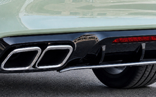 Mercedes CLS C218 2011–2018 Takadiffuusori kromatuilla pakoputken päillä (2015-2018, GT63-design) kuva 4