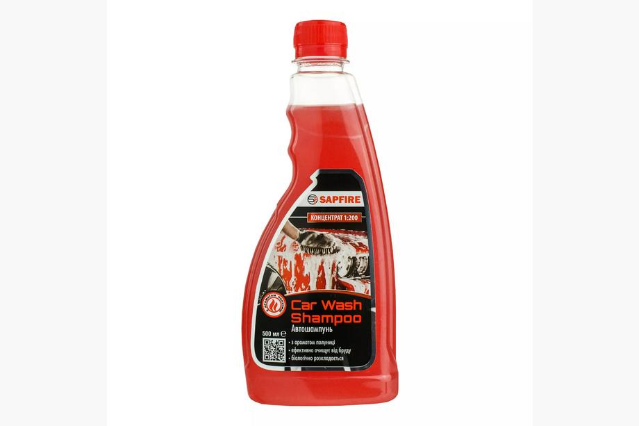 Autoshampoo mansikan tuoksulla 500 ml SAPFIRE Image