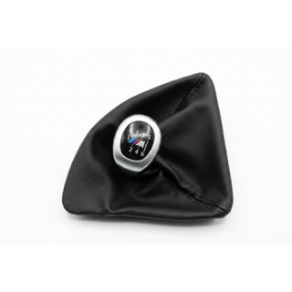 Vaihdekepin suojapussi + vaihdenuppi OEM V2 (keinonahka) BMW 1-sarja E81/E82/E87/E88 2004–2011 kuva 1