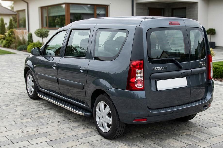 Renault Logan MCV 2005–2013 BlackLine-sivuporrassarja (2 kpl, alumiini) Image