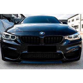Etupuskurin lip spoiler CS-Style (M4:lle, kiiltävä musta) BMW 4-sarja F32/F33/F36 2012–2020 kuva 3