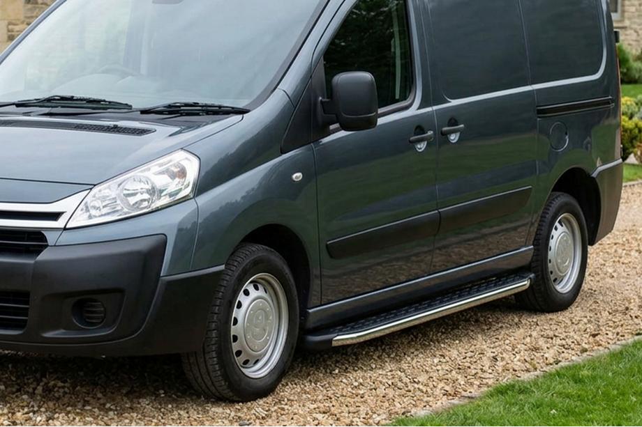 Citroen Jumpy 2007–2017 BlackLine-sivuporrassarja (2 kpl, alumiini) Image