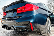 BMW 5-sarja G30/G31 2017–2023 Takapuskurin diffuusori CS-Style (M-Sport/M5 F90, ABS) kuva 2