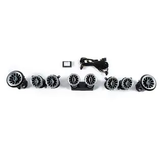 LED-ilmastointisuulakkeiden deflektorit (64 color) Mercedes E-сlass W213 2016–2023 kuva 1