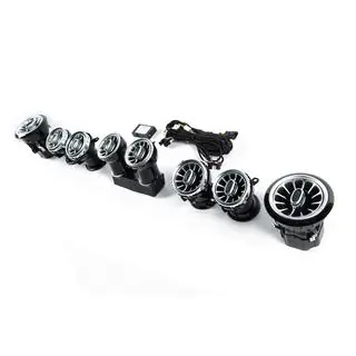 LED-ilmastointisuulakkeiden deflektorit (64 color) Mercedes E-сlass W213 2016–2023 kuva 4