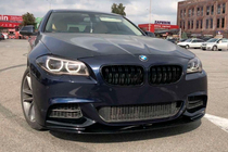 BMW 5-sarja F10/F11 2010–2016 Etupuskurin lip MP-Style (M-Performance, kiiltävä musta) kuva 4