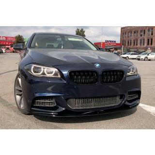 Etupuskurin lip MP-Style (M-Performance, kiiltävä musta) BMW 5-sarja F10/F11 2010–2016 kuva 4
