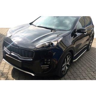 BlackLine-sivuporrassarja (2 kpl, alumiini) Kia Sportage 2010–2015 kuva 1