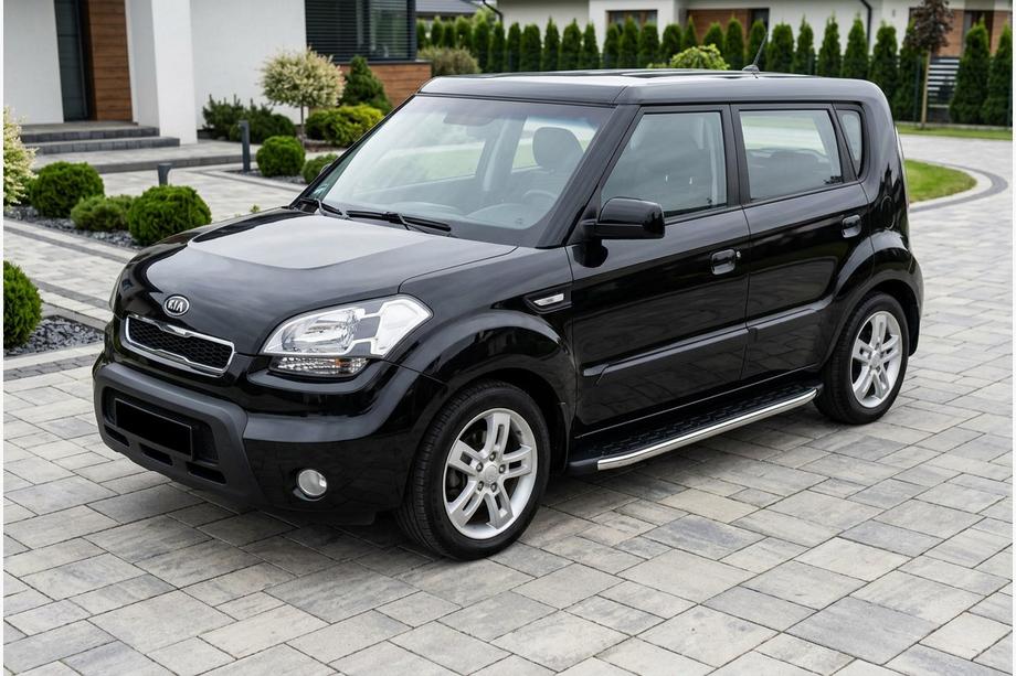 Kia Soul I 2008–2013 BlackLine-sivuporrassarja (2 kpl, alumiini) Image