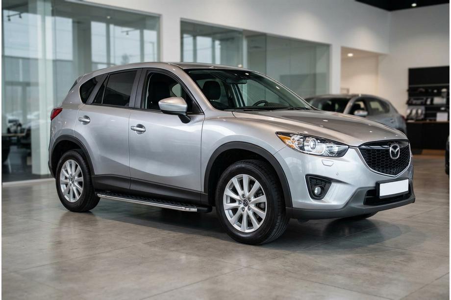 Mazda CX-5 2012–2017 BlackLine-sivuporrassarja (2 kpl, alumiini) Image