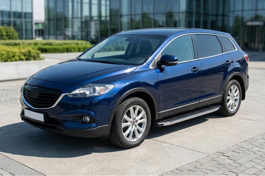 Mazda CX-9 2007–2016 BlackLine-sivuporrassarja (2 kpl, alumiini) Image