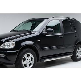BlackLine-sivuporrassarja (2 kpl, alumiini) Mercedes ML W163 1997–2005 kuva 1