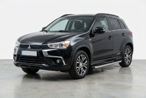 Mitsubishi ASX 2010–2023 BlackLine-sivuporrassarja (2 kpl, alumiini) kuva 1
