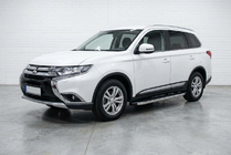 Mitsubishi Outlander 2012–2021 BlackLine-sivuporrassarja (2 kpl, alumiini) kuva 1