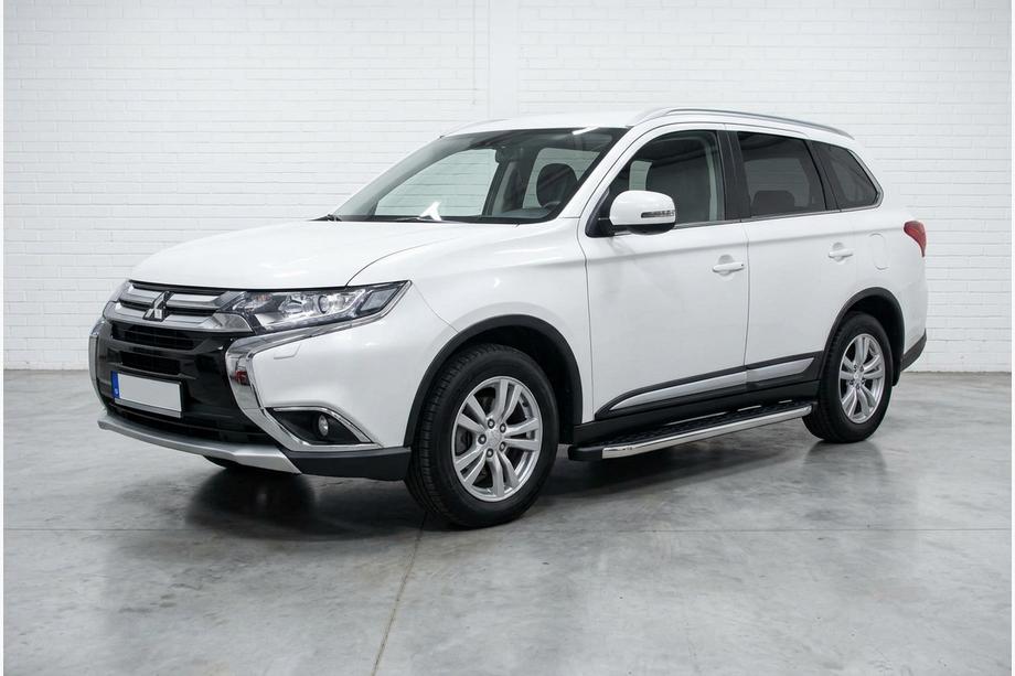 Mitsubishi Outlander 2012–2021 BlackLine-sivuporrassarja (2 kpl, alumiini) Image