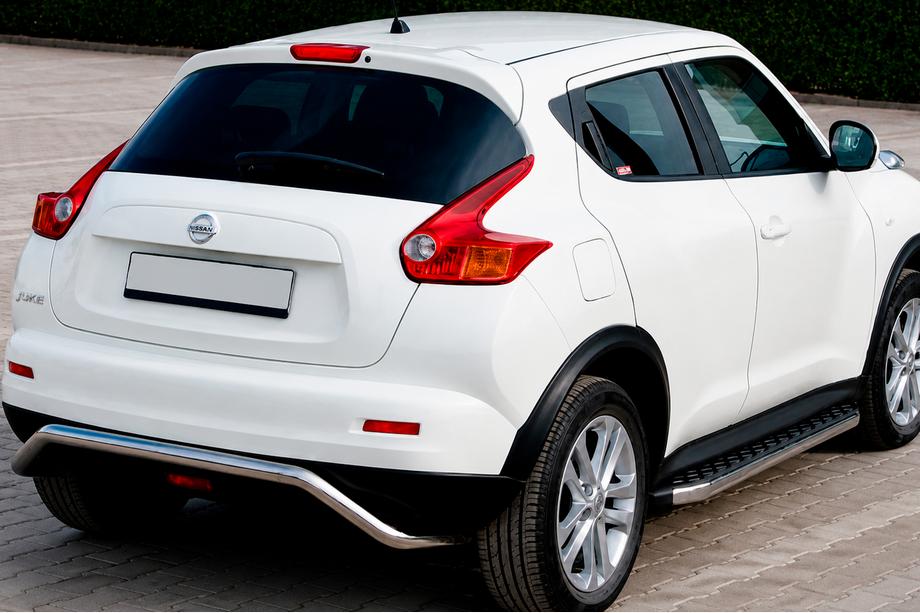 Nissan Juke 2010–2019 BlackLine-sivuporrassarja (2 kpl, alumiini) Image