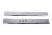 Citroen Jumpy 2007–2017 Kromatut kynnyslistat (2 kpl, ruostumatonta terästä, Carmos) kuva 2