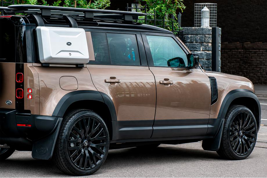 Land Rover Defender 2019– Lokasuojan levikkeet (Bushwacker, 6 kpl, mattamusta) Image