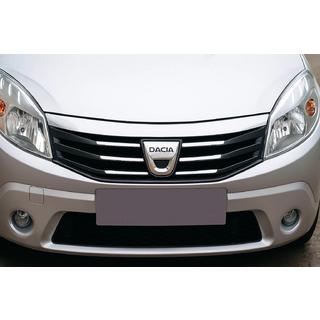 Etusäleikön koristelista (ruostumaton teräs) Dacia Sandero 2007–2013 kuva 1