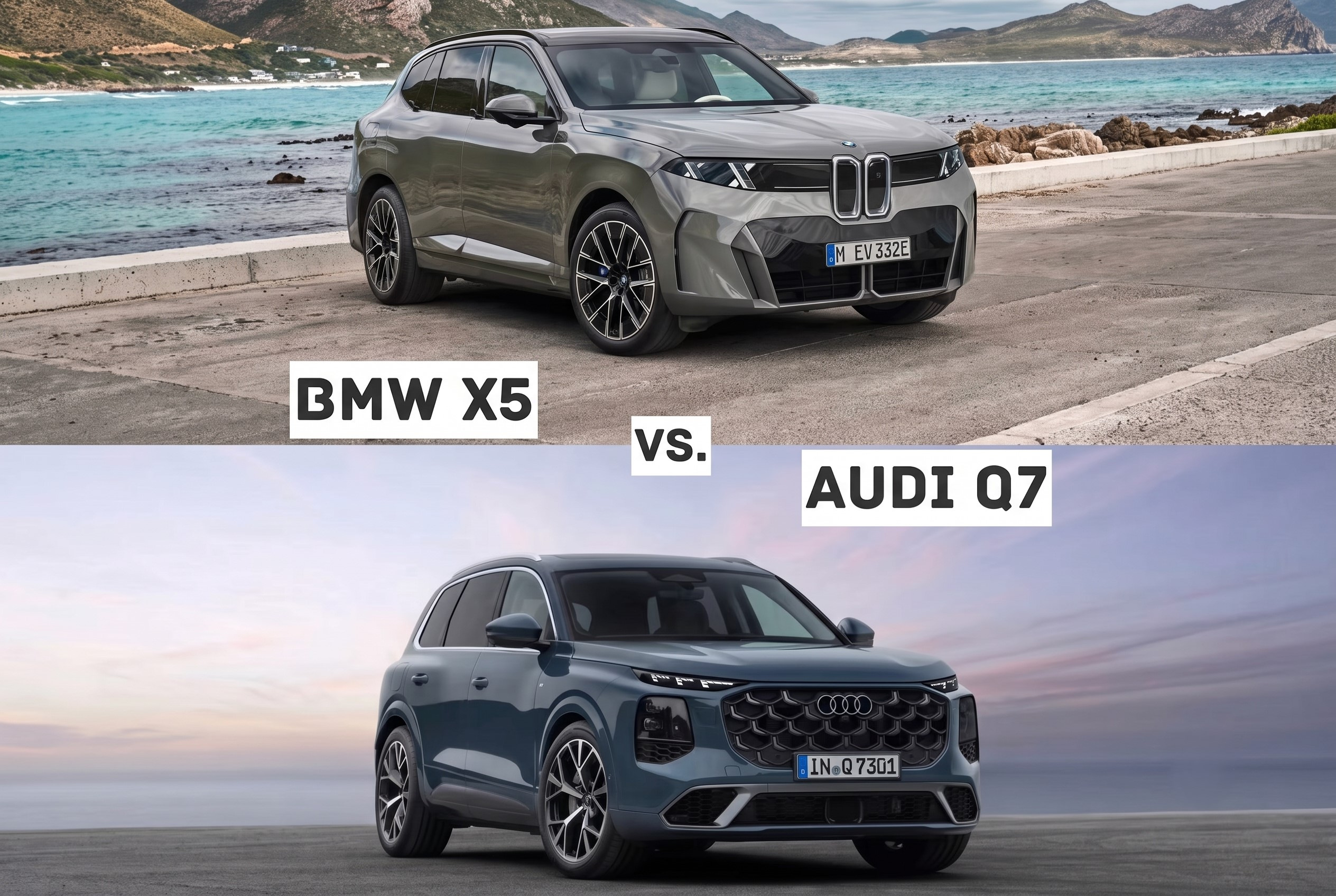 BMW X5 vs Audi Q7: katsaus 2026–2027-malleihin