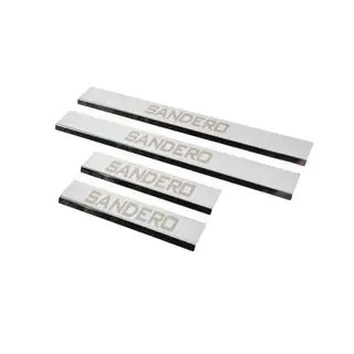 Carmos V3 kynnyslistat, ruostumaton teräs (4 kpl) kuva 2