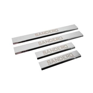 Carmos V3 kynnyslistat, ruostumaton teräs (4 kpl) Dacia Sandero 2013–2020 kuva 3