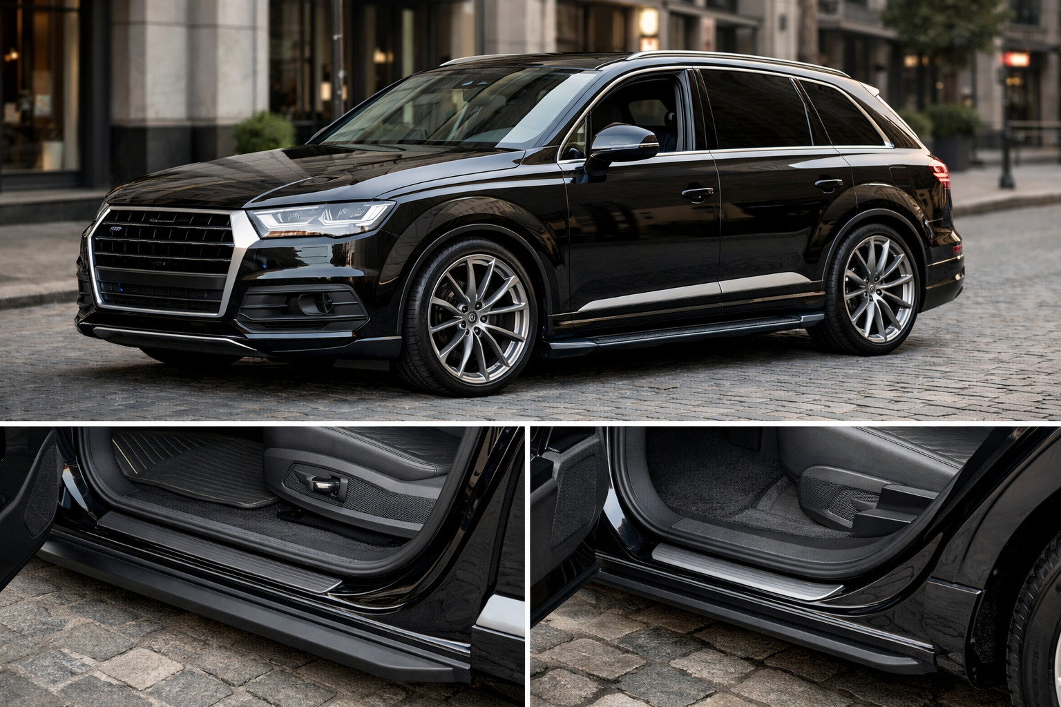 Audi Q7:n kaupunkikäytön aloituspäivitys: mukavuus ja puhtaat kynnykset