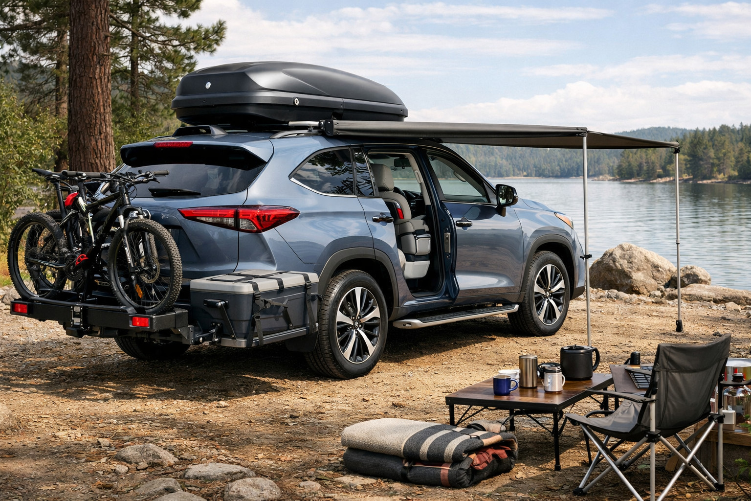 Toyota Highlander -päivityspaketti perheelle ja pitkille matkoille